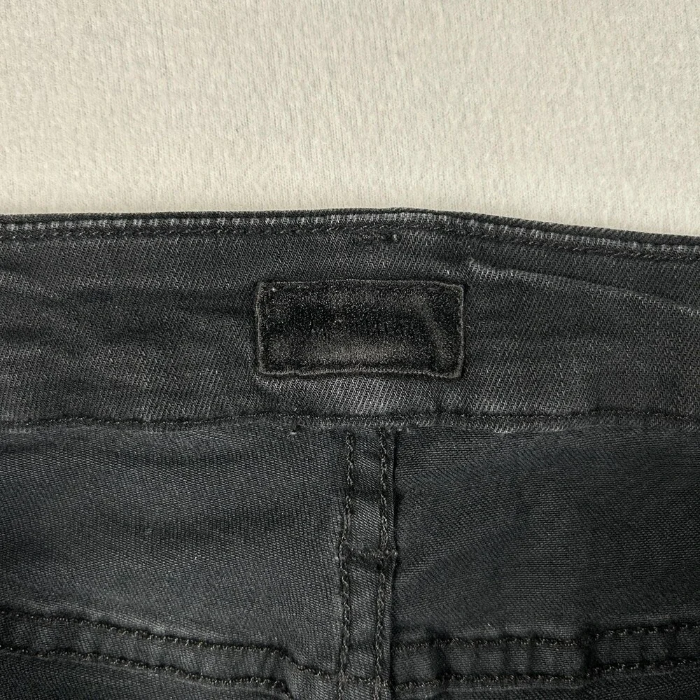 Mother The Looker Jeans Womens 25 Black Dark Wash Mid Rise Skinny USA